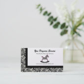 ゼブラロッキングホース名刺 名刺 (スタンド正面)