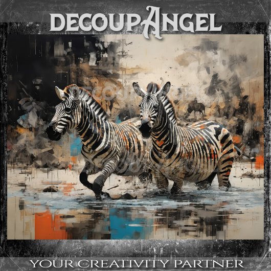 ゼブラワイルドスピリット – デコページ – 薄葉紙