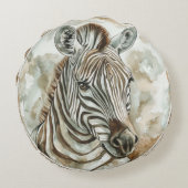 ゼブラワイルドタメとタイムレスコレクション ラウンドクッション (裏面)