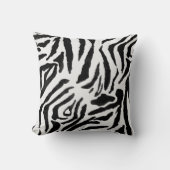 ゼブラワイルドプリント クッション (正面)