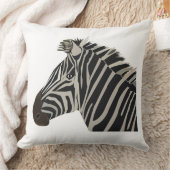 ゼブラワイルドライフ装飾用クッション クッション (ブランケット)