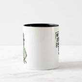 ゼブラ交差点のマグを使用する ツートーンマグカップ (中央)