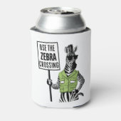 ゼブラ交差点を使用する 缶クーラー (缶裏面)