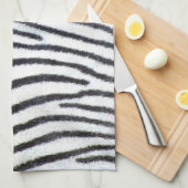 ゼブラ付きキッチンタオルデザイン キッチンタオル (四つ折り)