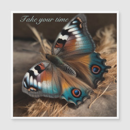 ゼブラ付き蝶デザイン体