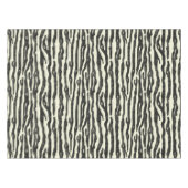 ゼブラ動物ストライプの型スタイリッシュ テーブルクロス (正面(横))