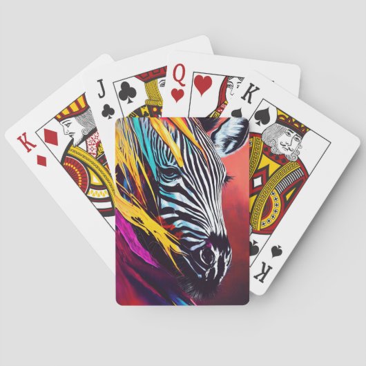 ゼブラ動物発見アドベンチャー自然惑星 トランプ (裏面)