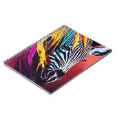 ゼブラ動物発見アドベンチャー自然惑星 ノートブック (左側)