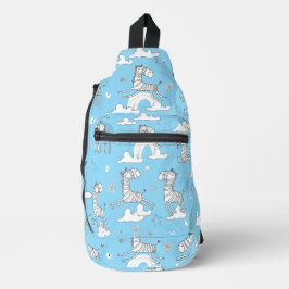 ゼブラ動物線セット スリングバッグ