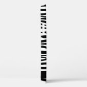 ゼブラ印ストライプ刷,白黒,あなたの名前 Case-Mate iPhoneケース (裏面 / 右)