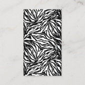 ゼブラ印モダン刷 名刺 (裏面)