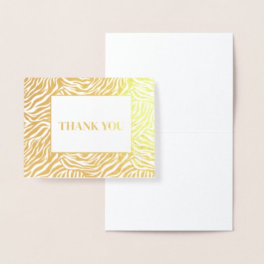 ゼブラ印刷ありがとう 箔カード (ディスプレー)