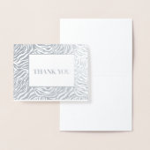 ゼブラ印刷ありがとう 箔カード (ディスプレー)