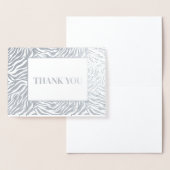 ゼブラ印刷ありがとう 箔カード (ディスプレー)