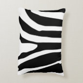 ゼブラ印刷ストライプパターン アクセントクッション (裏面(縦))
