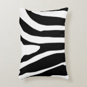ゼブラ印刷ストライプパターン アクセントクッション (正面(垂直))