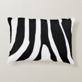 ゼブラ印刷ストライプパターン アクセントクッション (裏面)
