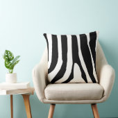 ゼブラ印刷ストライプパターン クッション (椅子)