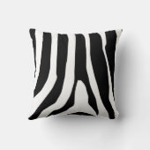 ゼブラ印刷ストライプパターン クッション (裏面)