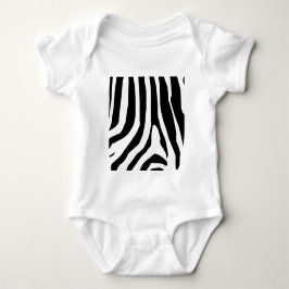 ゼブラ印刷ストライプパターン ベビーボディスーツ