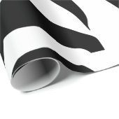 ゼブラ印刷ストライプパターン ラッピングペーパー (ロールコーナー)