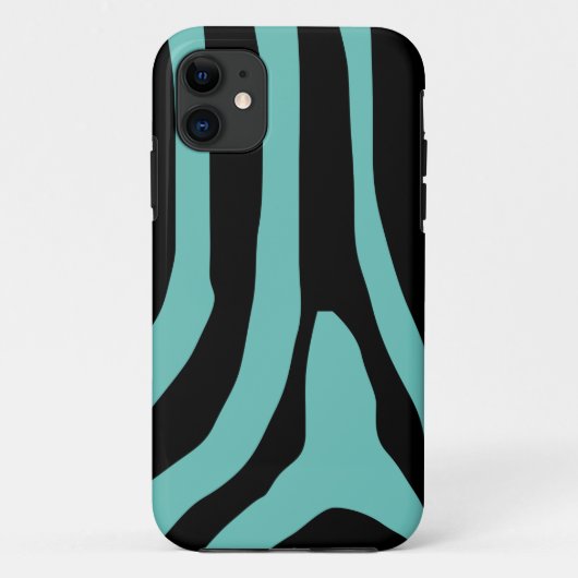 ゼブラ印刷ストライプパターン Case-Mate iPhoneケース (裏面)