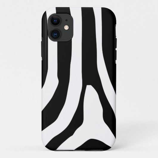 ゼブラ印刷ストライプパターン Case-Mate iPhoneケース (裏面)
