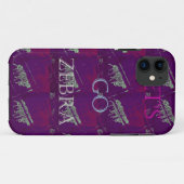 ゼブラ印刷デコル:おもしろいデザイン Case-Mate iPhoneケース (裏面(横))