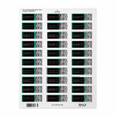 ゼブラ印刷デザイナーラベル ラベル (フルシート)