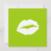 ゼブラ印刷パーティの招待状 招待状 (裏面)