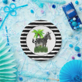 ゼブラ印刷パーティー ペーパープレート (パーティー)