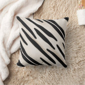 ゼブラ印刷ピロー座標 クッション (ブランケット)