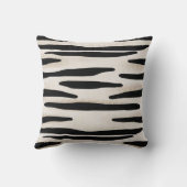 ゼブラ印刷ピロー座標 クッション (裏面)