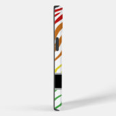 ゼブラ印刷ミックス虹 Case-Mate iPhoneケース (裏面 / 右)