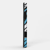 ゼブラ印刷ミックス青iPhone 5ケース Case-Mate iPhoneケース (裏面/右)