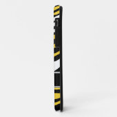 ゼブラ印刷ミックス黄色iPhone 5ケース Case-Mate iPhoneケース (裏面/左)
