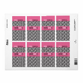 ゼブラ印刷ミニハーシーズラベル ラベル (フルシート)