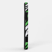 ゼブラ印刷ライムグリーンミックスiPhone 5ケース Case-Mate iPhoneケース (裏面/右)