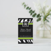 ゼブラ印刷名刺 名刺 (スタンド正面)