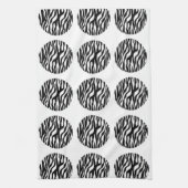 ゼブラ印刷水玉模様タオル キッチンタオル (縦)