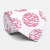 ゼブラ印刷水玉模様ネクタイ ネクタイ (ロール)