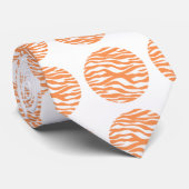 ゼブラ印刷水玉模様ネクタイ ネクタイ (ロール)