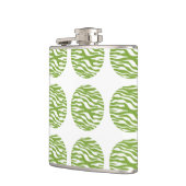 ゼブラ印刷水玉模様フラスコ フラスク (左)