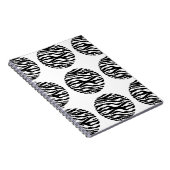 ゼブラ印刷水玉模様 ノートブック (右側)