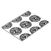 ゼブラ印刷水玉模様 ノートブック (左側)