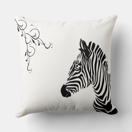 ゼブラ印刷装飾用クッション クッション (裏面)