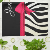 ゼブラ印刷 キッチンタオル (折り畳み)