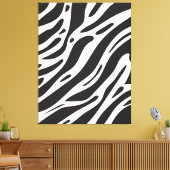 ゼブラ印刷 キャンバスプリント (インサイチュ (リビング))
