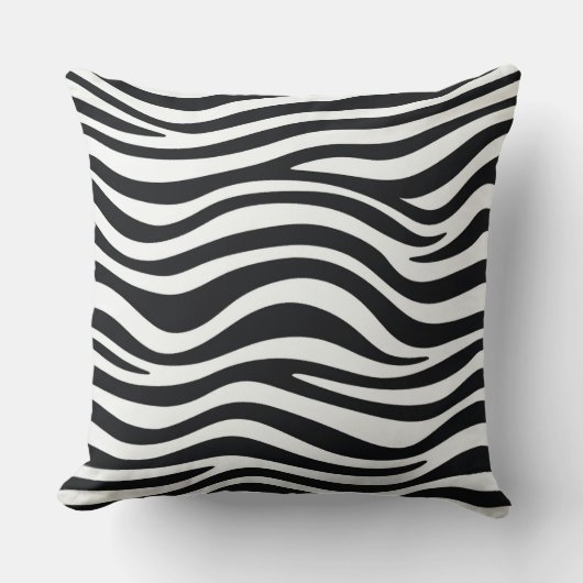ゼブラ印刷 クッション (正面)
