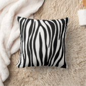 ゼブラ印刷 クッション (ブランケット)